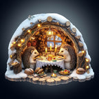 Cozy Hedgehog Hideaway Wooden Jigsaw Puzzle