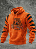 Men'S Football Printed Casual Hoodie