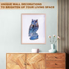 Neon Owl Wooden Jigsaw Puzzle