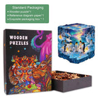 Frozen polar Penguin Wooden Jigsaw Puzzle
