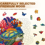 Woven Turtle Wooden Jigsaw Puzzle