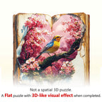 Petal Serenade Wooden Jigsaw Puzzle