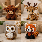 🧵Tiny 3D Beaded Animal DIY Kit