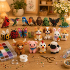 🧵Tiny 3D Beaded Animal DIY Kit