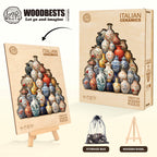 Italian ceramics Wooden Jigsaw Puzzle