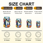 Floral Penguins Wooden Jigsaw Puzzle