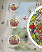 Acrylic Jigsaw Puzzle Suncatcher - Spring Blossoms