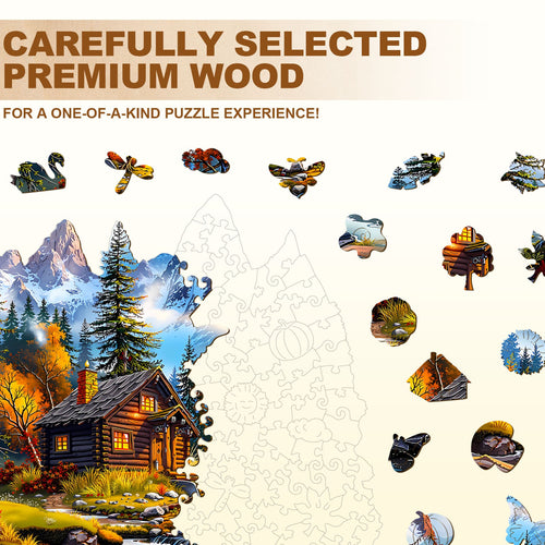 Alpine Flow Wooden Jigsaw Puzzle