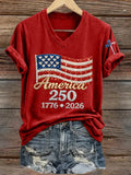 Women's 250 Year Print Short Sleeve T-shirt