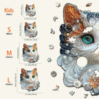 Jewelry Kitten Wooden Jigsaw Puzzle