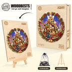 Christmas Puppy Wooden Jigsaw Puzzle
