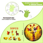 Cute Giraffe Children's Wooden Jigsaw Puzzle