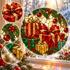 Christmas Acrylic Jigsaw Puzzle Suncatcher - Gift Corner