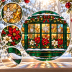 Christmas Acrylic Jigsaw Puzzle Suncatcher - Window Wishes