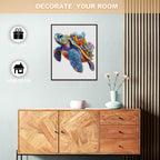 Coral and Turtle Wooden Jigsaw Puzzle