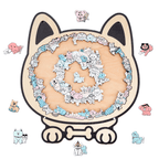 Morandi-Colored Lovely Dog Shaped Wooden Jigsaw Puzzle
