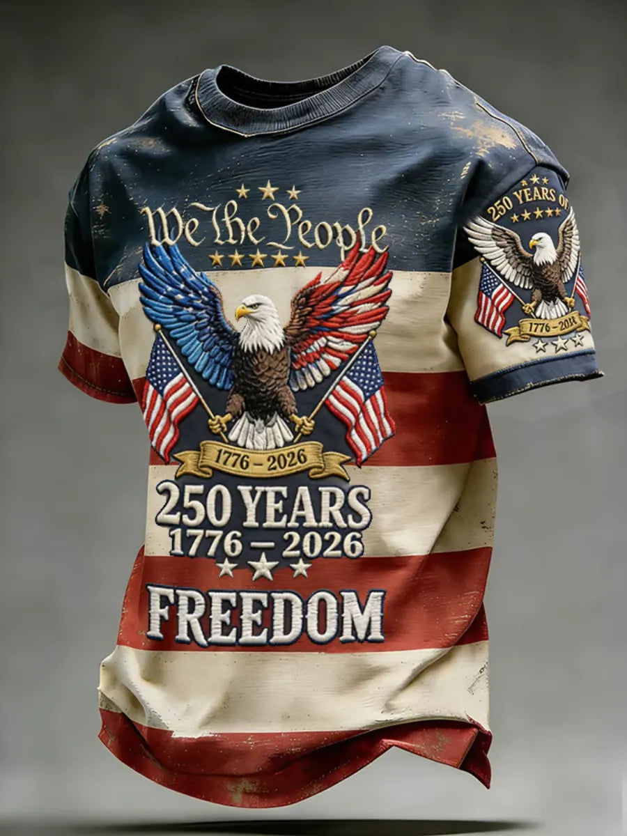 Men's 250th Anniversary Celebration Printed T-shirt