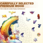 Sleep tight bear Wooden Jigsaw Puzzle