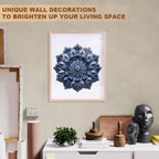 Blue Mandala Wooden Jigsaw Puzzle