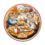 Cat's Kitchen Wooden Jigsaw Puzzle