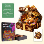 Autumn Trail Fox Wooden Jigsaw Puzzle
