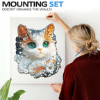 Jewelry Kitten Wooden Jigsaw Puzzle