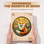 Fantasy Garden Guardian-Fox Wooden Jigsaw Puzzle