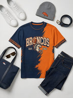 Unisex Denver Broncos Football Horse Logo Est 1960 Printed T-shirt