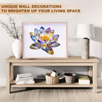 Oil On Lotus Wooden Jigsaw Puzzle
