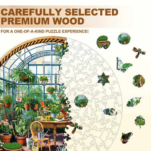 botanical garden Wooden Jigsaw Puzzle