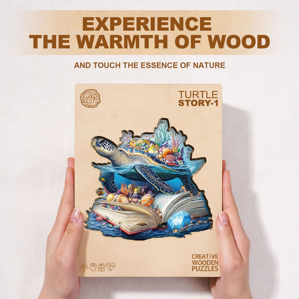 Turtle Story-1 Wooden Jigsaw Puzzle