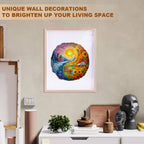 Yin Yang Autumn Winter Wooden Jigsaw Puzzle