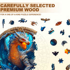 Elements Water Dragon Wooden Jigsaw Puzzle