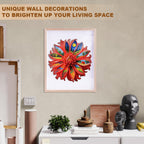 Oil On Chrysanthemum Wooden Jigsaw Puzzle