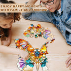 shell butterfly Wooden Jigsaw Puzzle