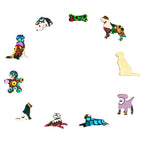 Rich Dog Wooden Jigsaw Puzzle