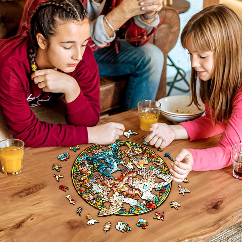 Angelic Garden Wooden Jigsaw Puzzle