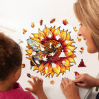 Bee and Sunflower Wooden Jigsaw Puzzle