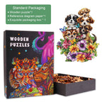 Cute Dogs Wooden Jigsaw Puzzle