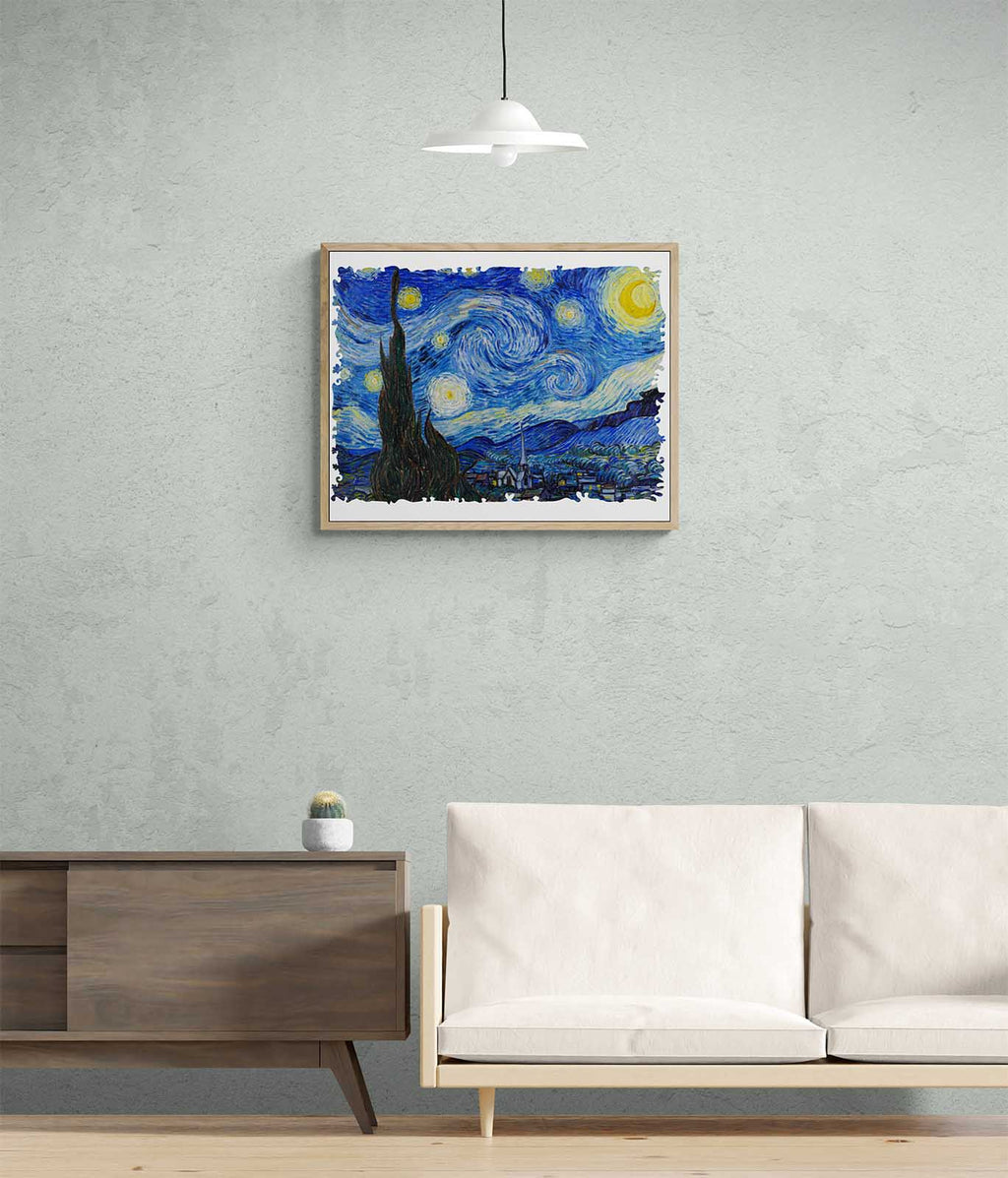 The Starry Night Wooden Jigsaw Puzzle