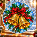 Christmas Acrylic Jigsaw Puzzle Suncatcher - Bells & Holly