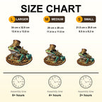 Steam Hopper Frog Wooden Jigsaw Puzzle