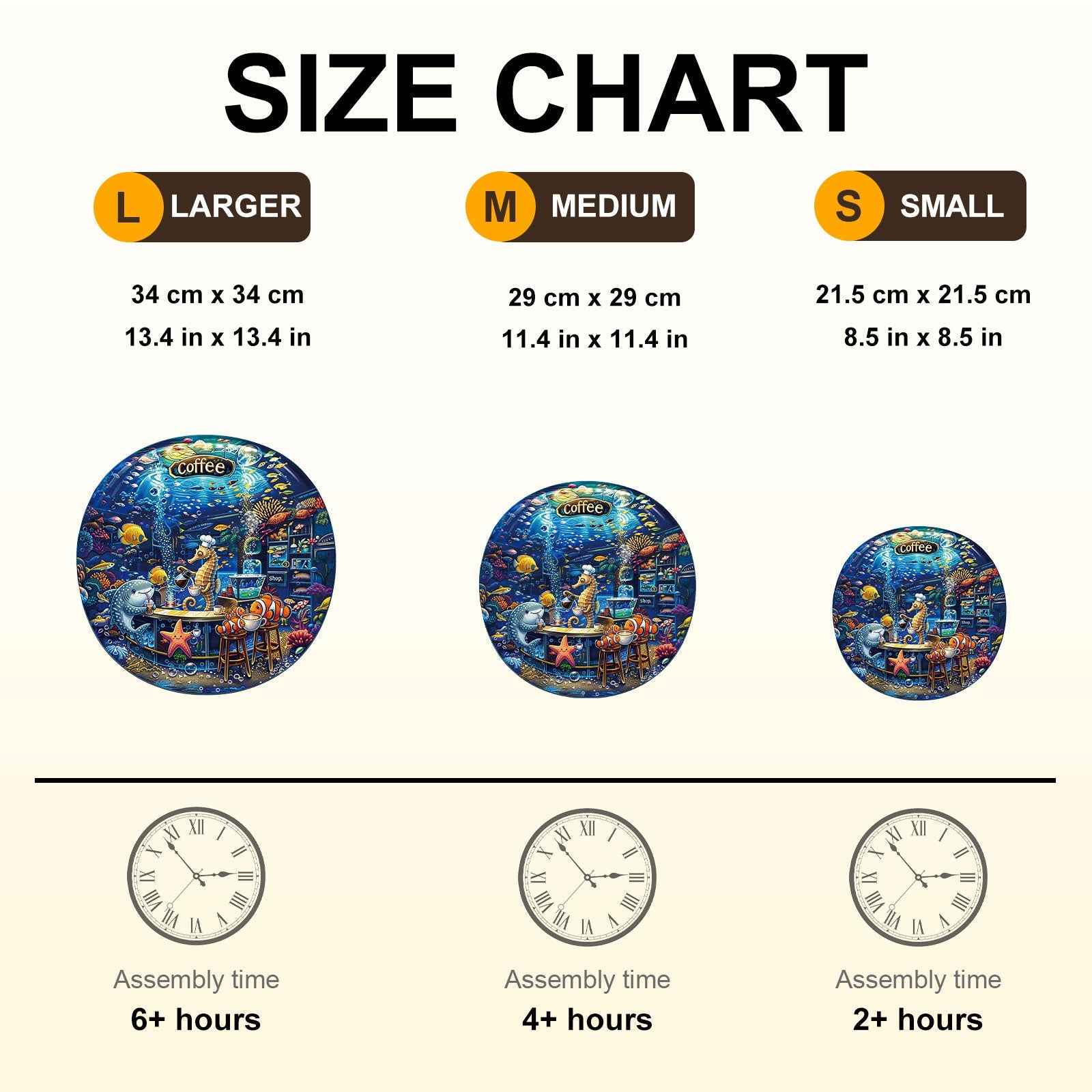 Deep Sea Cafe Wooden Jigsaw Puzzle