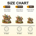 Cat Garden Wooden Jigsaw Puzzle