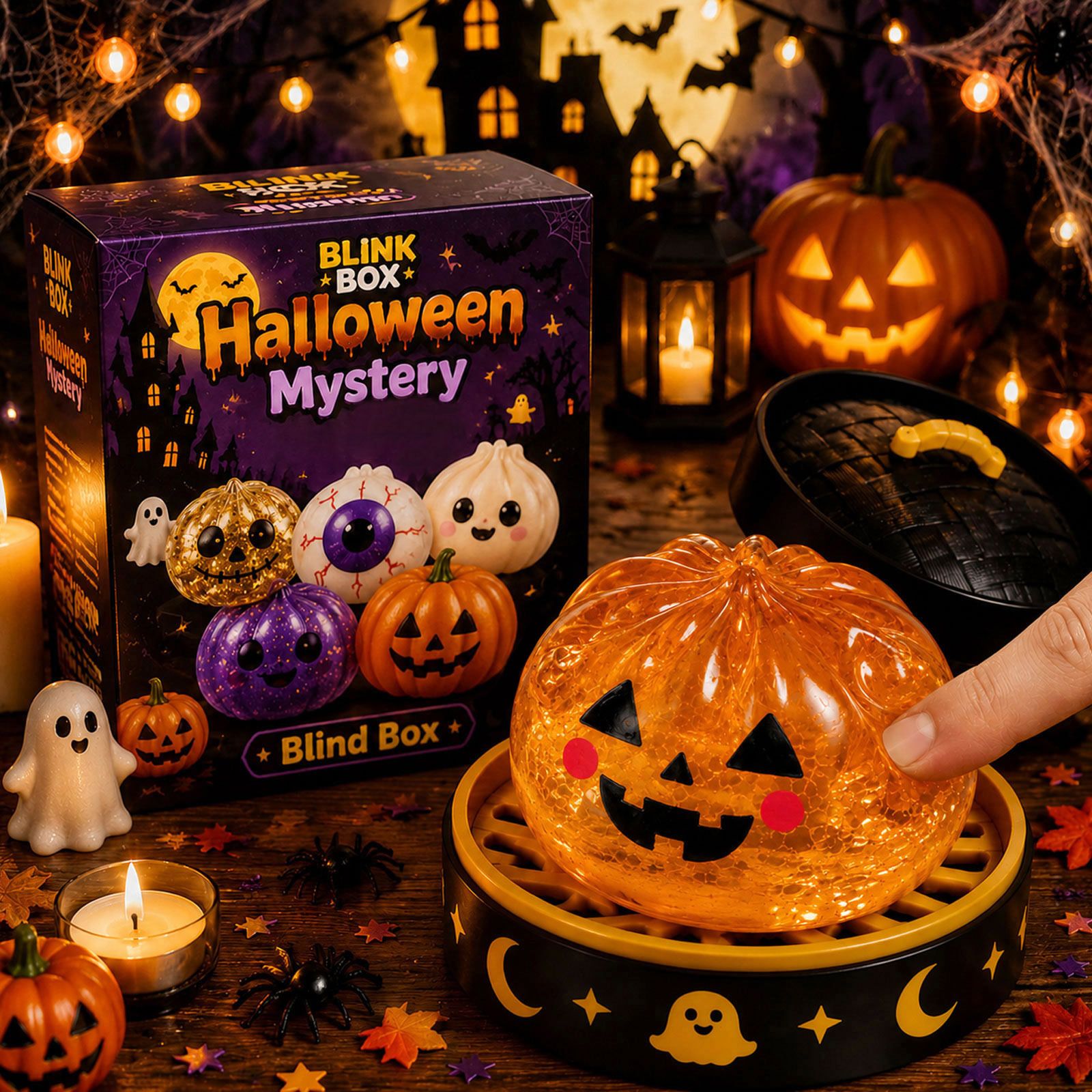 🎃Halloween Mystery Squishy Blind Box – Slow Rising Fidget Toy