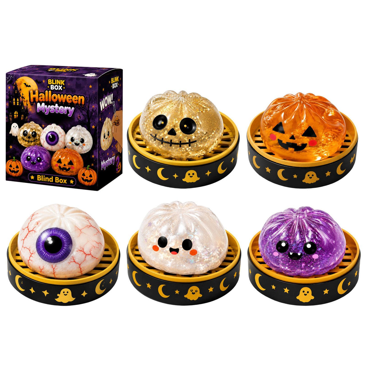 🎃Halloween Mystery Squishy Blind Box – Slow Rising Fidget Toy