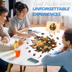 Brown Bear Autumn Wooden Jigsaw Puzzle