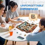 Suitcase Scenery-Christmas Wooden Jigsaw Puzzle