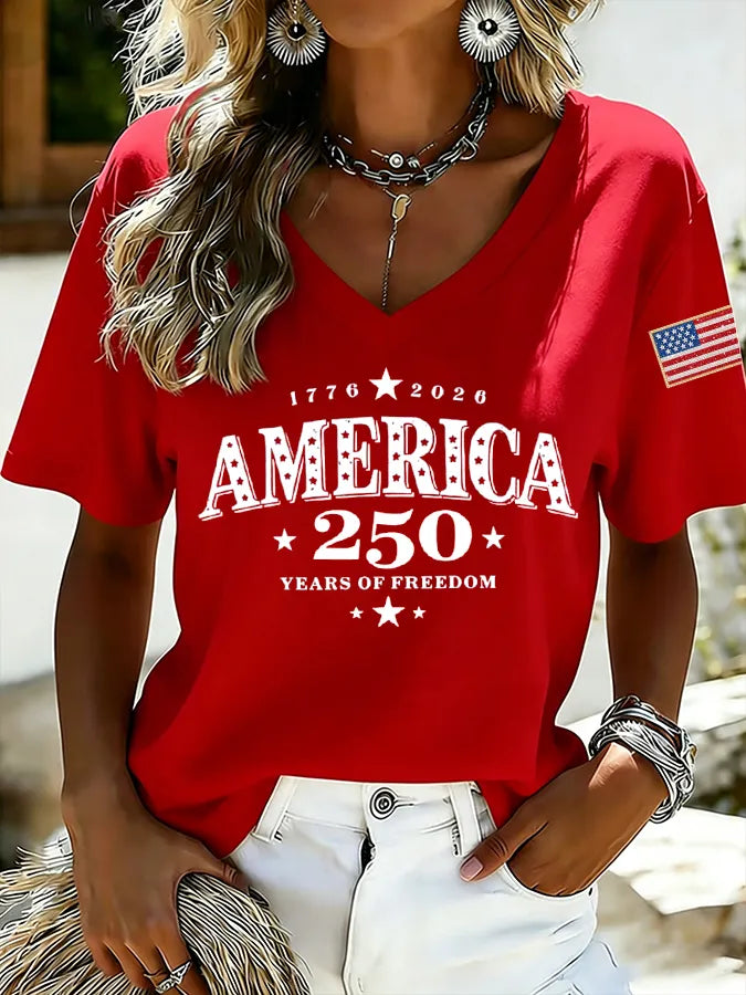 Women's 250 Year Print Short Sleeve T-shirt