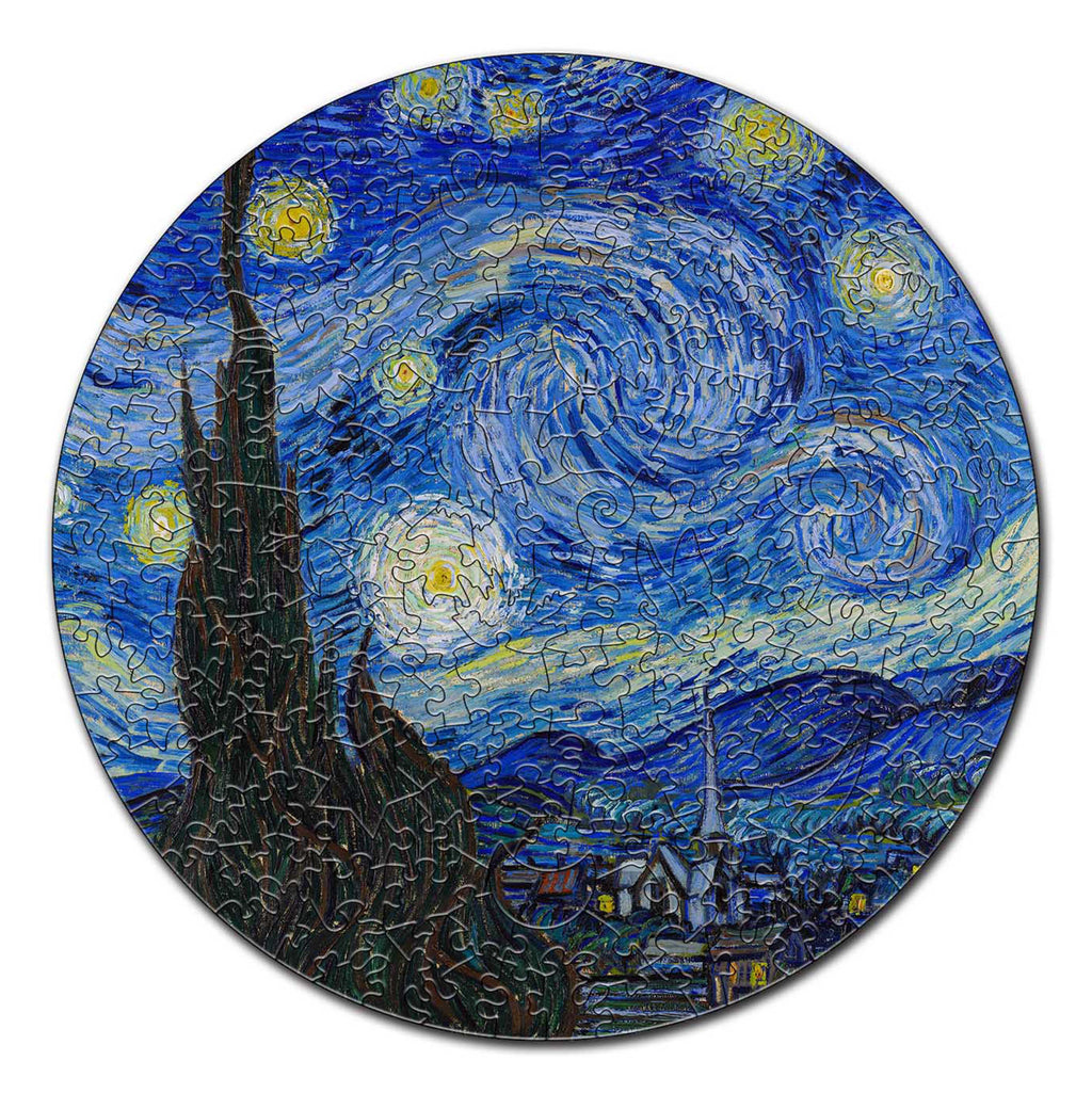 The Starry Night Wooden Jigsaw Puzzle